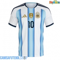 Camisa de time de futebol Argentina Lionel Messi #10 Replicas 1º Equipamento Mundo 2026 Manga Curta